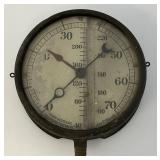 Antique JAS P. Marsh Shank ALtitudeTermometer Gauge 5 1/2" Antique JAS P. Marsh Shank ALtitudeTermometer Gauge 5 1/2"