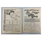 Vintage ESTES Land Rocket Race Car Kit Open In Original Box Vintage ESTES Land Rocket Race Car Kit Open In Original Box