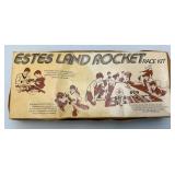 Vintage ESTES Land Rocket Race Car Kit Open In Original Box Vintage ESTES Land Rocket Race Car Kit Open In Original Box
