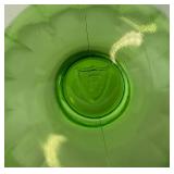 Vintage Uranium Glass Sherbert Cups Vintage Uranium Glass Sherbert Cups