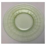 Vintage Uranium Glass 8 3/8" Plates Vintage Uranium Glass 8 3/8" Plates