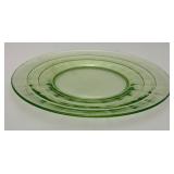 Vintage Uranium Glass 8 3/8" Plates Vintage Uranium Glass 8 3/8" Plates