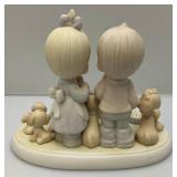 Vintage Precious Moments Items Including  "The Good Lord Has Blessed Us Tenfold" Puppies & Dogs With Box And More Vintage Precious Moments Items Including  "The Good Lord Has Blessed Us Tenfold" Puppies & Dogs With Box And More