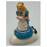 Vintage WADE Alice In Wonderland Miniature Figurine With Mini Plaque New In Original Box