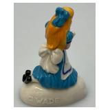Vintage WADE Alice In Wonderland Miniature Figurine With Mini Plaque New In Original Box