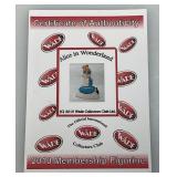 Vintage WADE Alice In Wonderland Miniature Figurine With Mini Plaque New In Original Box