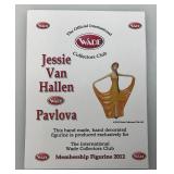 Vintage WADE Jessie Van halen "Pavlova"  Miniature Figurine New In Original Box