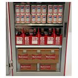 Vintage Miniature BUDWIESER Beer Cooler Bank With Pull-Out Bottle Opener