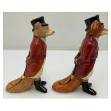 Vintage Collectible BEATRIX POTTER Royal Albert Fox Figurines