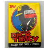 Vintage DICK TRACY Wax Pack Trading Cards