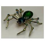 Large Vintage Spider Brooch 2 1/2" x 3"