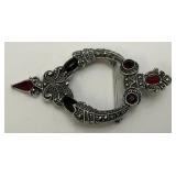 Antique Lady Remington Brooch