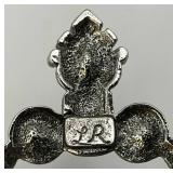 Antique Lady Remington Brooch