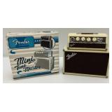 Vintage Miniature FENDER Portable  Mini Tone Master Amp In Original Box (Works)
