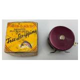 Vintage South Bend OREN-O-MATIC  Balanced Fly Rod Reel Free Stripping In Original Box & Vinyl Bag Vintage South Bend OREN-O-MATIC  Balanced Fly Rod Reel Free Stripping In Original Box & Vinyl Bag