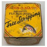 Vintage South Bend OREN-O-MATIC  Balanced Fly Rod Reel Free Stripping In Original Box & Vinyl Bag Vintage South Bend OREN-O-MATIC  Balanced Fly Rod Reel Free Stripping In Original Box & Vinyl Bag