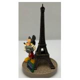 Vintage Collectible Disneyland Paris Mickey Mouse With Effel Tower Figurine Vintage Collectible Disneyland Paris Mickey Mouse With Effel Tower Figurine