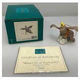 EST. $75.00-$100.00 Vintage WDCC Dumbo & Timothy "When I See An Elephant Fly" Figurine  With COA In Original Box EST. $75.00-$100.00 Vintage WDCC Dumbo & Timothy "When I See An Elephant Fly" Figurine  With COA In Original Box