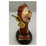 EST. $175.00-$225.00 Vintage WDCC Beauty & The Beast Cogsworth Figurine  With COA In Original Box EST. $175.00-$225.00 Vintage WDCC Beauty & The Beast Cogsworth Figurine  With COA In Original Box