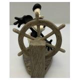 Vintage WDCS Mickey Mouse 5 Year Anniversary "STEAMBOAT WILLIE" Figurine  With COA In Original Box Vintage WDCS Mickey Mouse 5 Year Anniversary "STEAMBOAT WILLIE" Figurine  With COA In Original Box