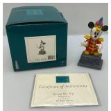 EST. $125.00-$200.00 RARE Vintage WDCC Conductor Mickey Mouse Figurine  With COA In Original Box EST. $125.00-$200.00 RARE Vintage WDCC Conductor Mickey Mouse Figurine  With COA In Original Box