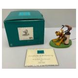 EST. $125.00-$200.00 Vintage WDCC Pluto "A Golfer EST. $125.00-$200.00 Vintage WDCC Pluto "A Golfer