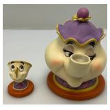 EST. $175.00-$225.00 Vintage WDCC Beauty & The Beast "Good Night, Luv" Mrs. Potts And Chip Figurine  With COA In Original Box EST. $175.00-$225.00 Vintage WDCC Beauty & The Beast "Good Night, Luv" Mrs. Potts And Chip Figurine  With COA In Original Box