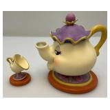 EST. $175.00-$225.00 Vintage WDCC Beauty & The Beast "Good Night, Luv" Mrs. Potts And Chip Figurine  With COA In Original Box EST. $175.00-$225.00 Vintage WDCC Beauty & The Beast "Good Night, Luv" Mrs. Potts And Chip Figurine  With COA In Original Box