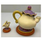 EST. $175.00-$225.00 Vintage WDCC Beauty & The Beast "Good Night, Luv" Mrs. Potts And Chip Figurine  With COA In Original Box EST. $175.00-$225.00 Vintage WDCC Beauty & The Beast "Good Night, Luv" Mrs. Potts And Chip Figurine  With COA In Original Box