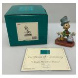 EST. $95.00-$150.00 Vintage WDCC Pinocchio Jimmy Cricket "I Made Myself At Home" Figurine   With COA In Original Box EST. $95.00-$150.00 Vintage WDCC Pinocchio Jimmy Cricket "I Made Myself At Home" Figurine   With COA In Original Box