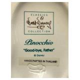 EST. $85.00-$120.00 Vintage WDCC PINOCCHIO "Good Bye Father" Figurine  With COA In Original Box EST. $85.00-$120.00 Vintage WDCC PINOCCHIO "Good Bye Father" Figurine  With COA In Original Box