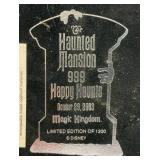 VERY RARE Had To Be At Event To Get One Limited Edition 1/1,200 HAUNTED MANSION 999 Happy Haunts 2003 Parting Gift Grave In Original Box (Works) Lights Up And Makes Crow Sounds VERY RARE Had To Be At Event To Get One Limited Edition 1/1,200 HAUNTED MANSION 999 Happy Haunts 2003 Parting Gift Grave In Original Box (Works) Lights Up And Makes Crow Sounds