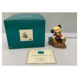 EST. $125.00-$200.00 Vintage WDCC Mickey Mouse "Somethin" Fishy" Figurine  With COA In Original Box EST. $125.00-$200.00 Vintage WDCC Mickey Mouse "Somethin" Fishy" Figurine  With COA In Original Box