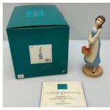 EST. $175.00-$225.00 Vintage WDCC Beauty & The Beast 10th Anniversary (Belle) Figurine  With COA In Original Box EST. $175.00-$225.00 Vintage WDCC Beauty & The Beast 10th Anniversary (Belle) Figurine  With COA In Original Box