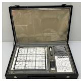 Large Table Top Suduku Set In Leather Case Large Table Top Suduku Set In Leather Case