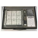 Large Table Top Suduku Set In Leather Case Large Table Top Suduku Set In Leather Case