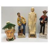 Misc. Collectible Figural Jim Beam Decanters (EMPTY) Misc. Collectible Figural Jim Beam Decanters (EMPTY)