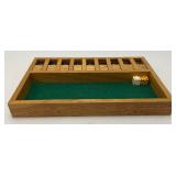 Vintage Wooden Shut The Box Game Vintage Wooden Shut The Box Game