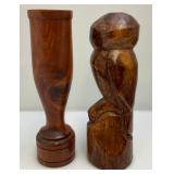 Misc. Vintage Hand Carved Wooden Items & More Misc. Vintage Hand Carved Wooden Items & More