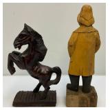 Misc. Vintage Hand Carved Wooden Items & More Misc. Vintage Hand Carved Wooden Items & More