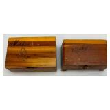 Misc. Vintage Hand Carved Wooden Boxes & More Misc. Vintage Hand Carved Wooden Boxes & More