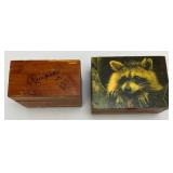 Misc. Vintage Hand Carved Wooden Boxes & More Misc. Vintage Hand Carved Wooden Boxes & More