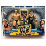 1998 Jakks Pacific Wrestle Mania Stone Cold Steve Austin And Vince McMahon Wrestling Figures Grudge Match (NIP) 1998 Jakks Pacific Wrestle Mania Stone Cold Steve Austin And Vince McMahon Wrestling Figures Grudge Match (NIP)