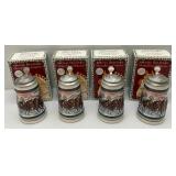 Collectible Budweiser Holiday Steins (New Old Stock) Collectible Budweiser Holiday Steins (New Old Stock)