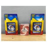 Brand New Pokemon Card Lot - 2 Sealed 20-Card Packs with Foil Cards & Gravity Booster 60-Card Pack *T
