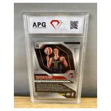 2024 WNBA Prizm Caitlin Clark Indiana Fever Rookie Card #145 APG Graded Mint 9