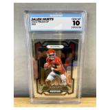 2024 Prizm DP Jalen Hurts NFL Philadelphia Eagles Graded Card - Diamond GEM MINT 10