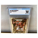 2024 Prizm DP Jalen Hurts NFL Philadelphia Eagles Graded Card - Diamond GEM MINT 10