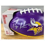 Minnesota Vikings Percy Harvin Autographed Wilson NFL Silver Series Football *I