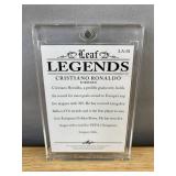 Leaf Legends Cristiano Ronaldo Soccer Trading Card